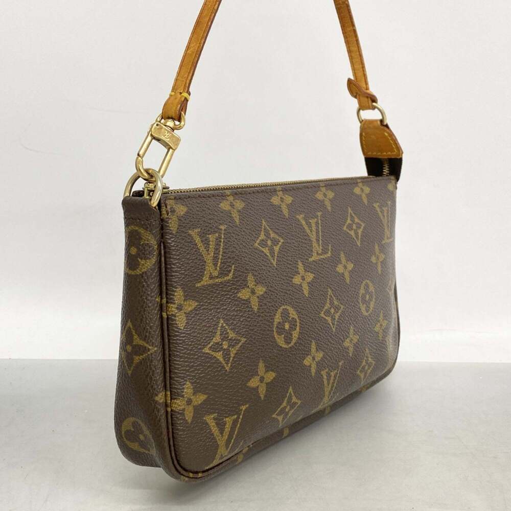 LOUIS VUITTON Brown Monogram Pochette Pouch - Picture 2 of 9